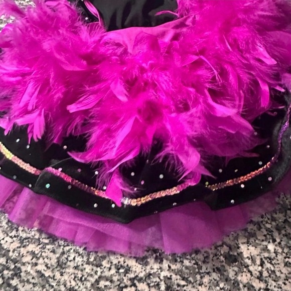 Weissman Black and Pink Kids Dance Costume - Picture 6 of 10